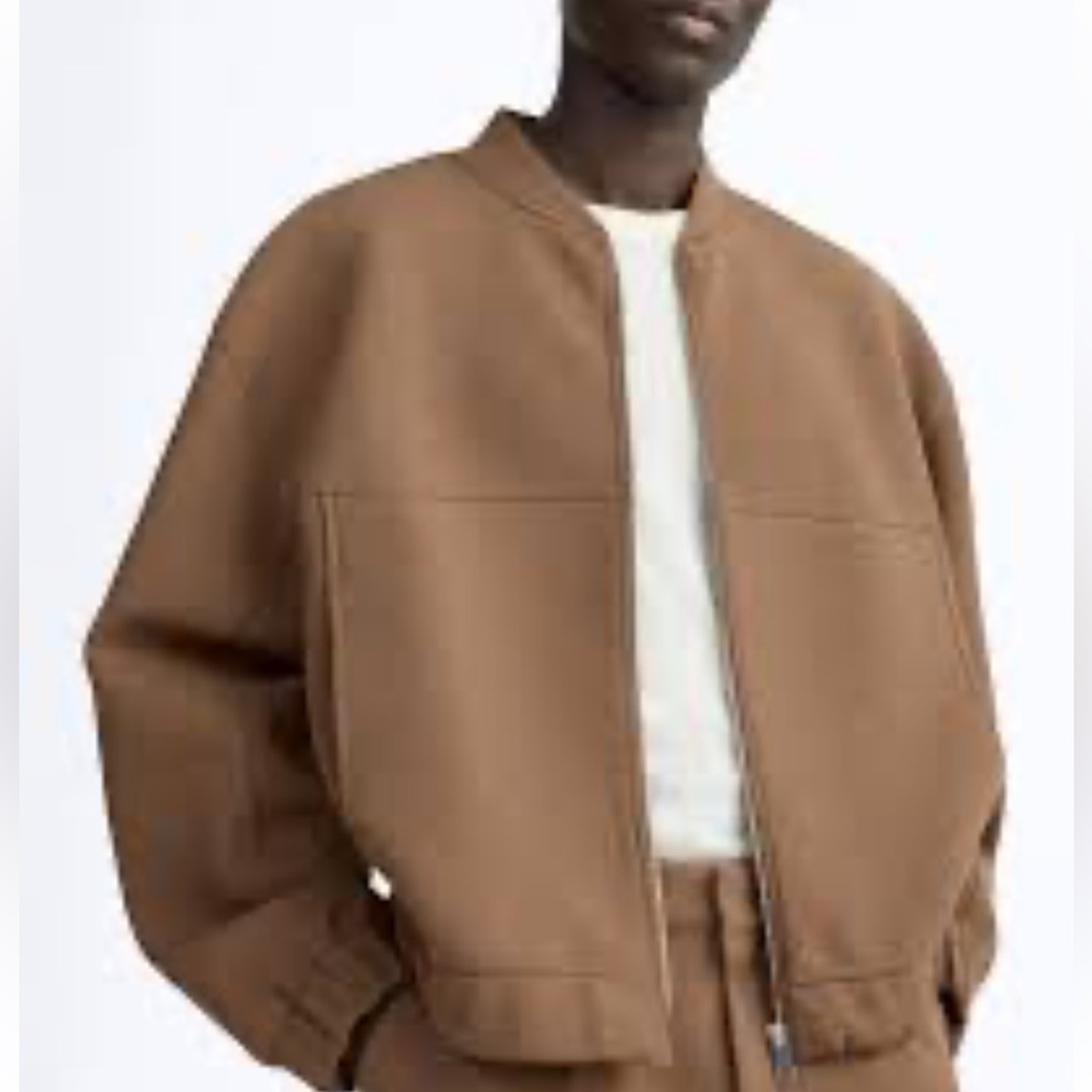 Zara Men’s Boxy Fit bomber jacket -size S (BNWT)